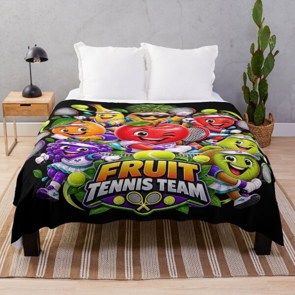 Item preview, Fruit Tennis Team – Fun Sports Squad designed and sold by TroviTutto.