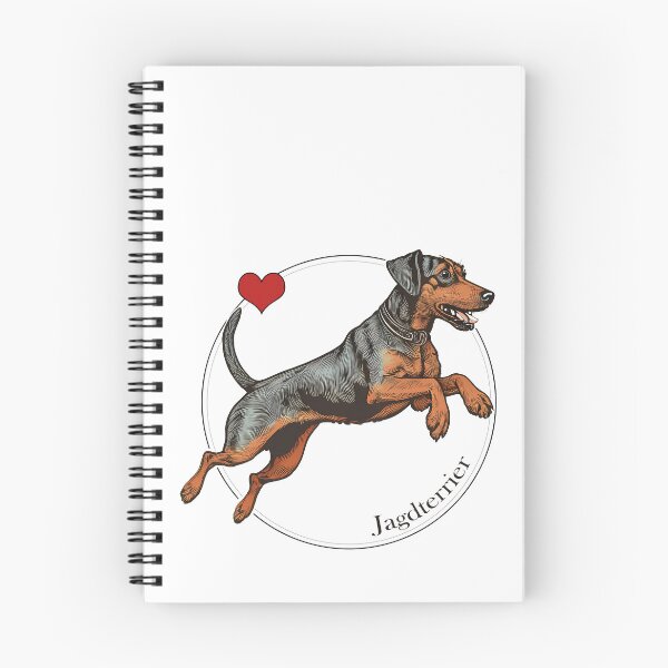 Item preview, The Velvet Death-Missile: Vintage Jagdterrier Fine Art Print designed and sold by FreiherrPK.