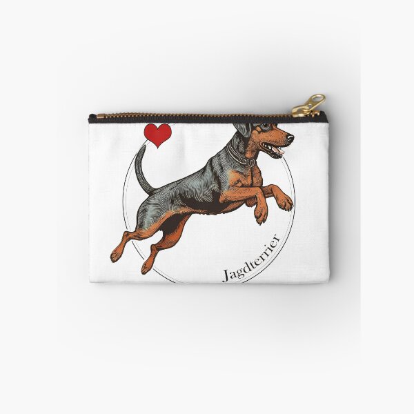 Item preview, The Velvet Death-Missile: Vintage Jagdterrier Fine Art Print designed and sold by FreiherrPK.