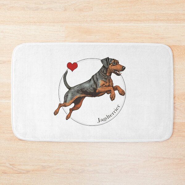 Item preview, The Velvet Death-Missile: Vintage Jagdterrier Fine Art Print designed and sold by FreiherrPK.
