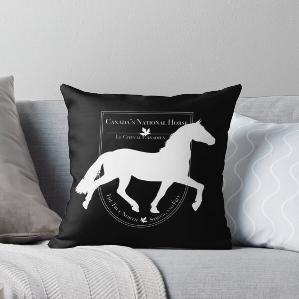 Item preview, Canadian Horse Silhouette with Distressed Negative Effect Design designed and sold by Albyna.