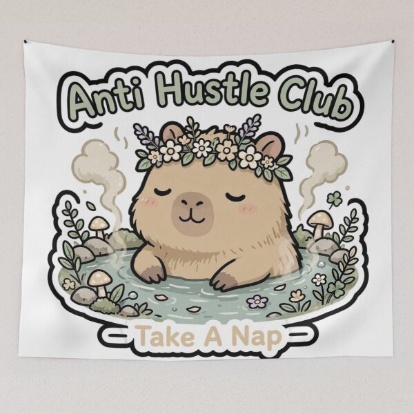 Item preview, Anti Hustle Club Take A Nap designed and sold by DkSpirit.