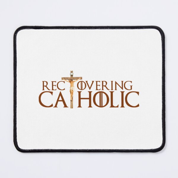 Item preview, Recovering Catholic Funny Faith Humor Design for Spiritual Journeys designed and sold by LaibaQureshi.