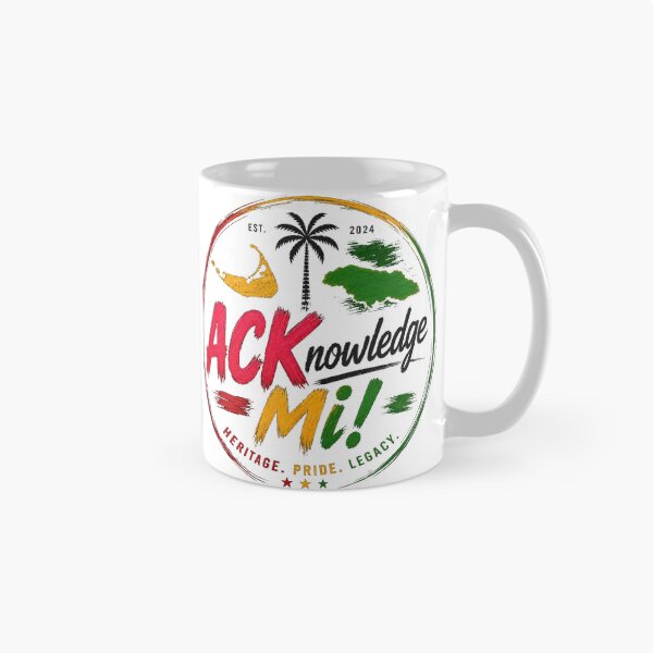 Item preview, ACKnowledge Mi Official Logo - Light T-Shirt — Est. 2024 | Jamaican Nantucket Pride designed and sold by Acknowledgemi.