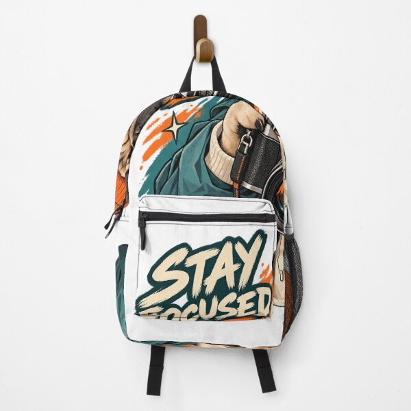 Item preview, Stay Focused Pug Photographer designed and sold by ArtikaCreative.