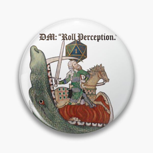 Item preview, Roll Perception Fail Medieval Edition Nat 1 Series designed and sold by MomoDnD.