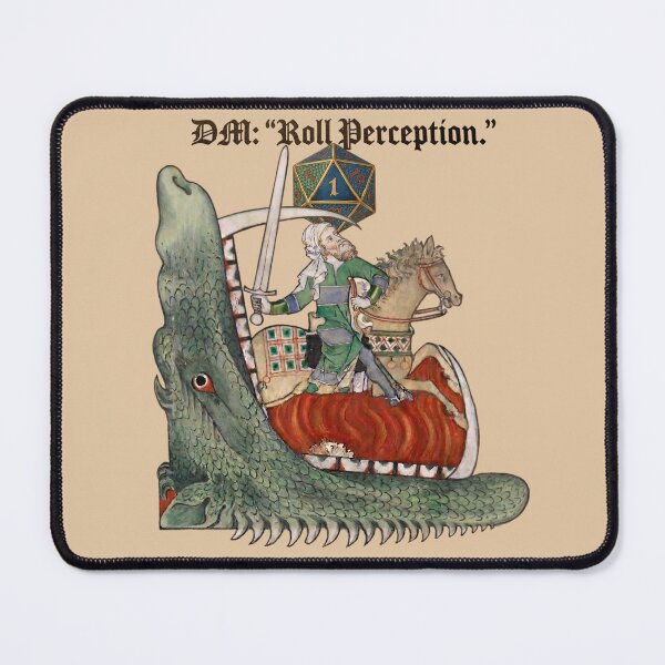 Item preview, Roll Perception Fail Medieval Edition Nat 1 Series designed and sold by MomoDnD.