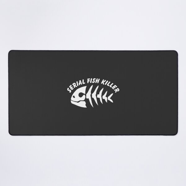 Item preview, Dark Humor Serial Fish Killer Illustration for Fishing Enthusiasts and Humor Lovers designed and sold by jeanmokovich.