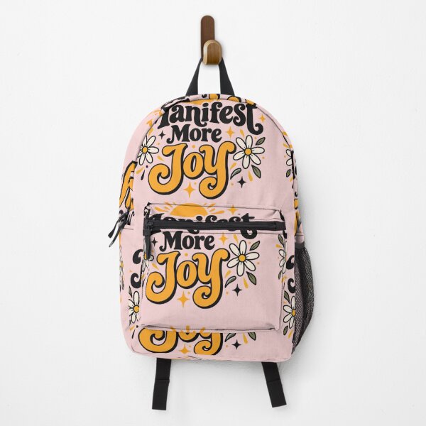 Item preview, Manifest More Joy – Positive Affirmation Retro Typography designed and sold by Sanika arts .