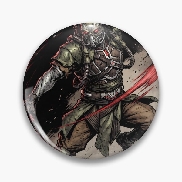 Artikelvorschau, Kabal Mortal Kombat Kämpfer Grafik-T-Shirt entworfen und verkauft von Senpaiwaves.