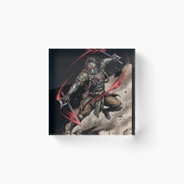 Artikelvorschau, Kabal Mortal Kombat Kämpfer Grafik-T-Shirt entworfen und verkauft von Senpaiwaves.