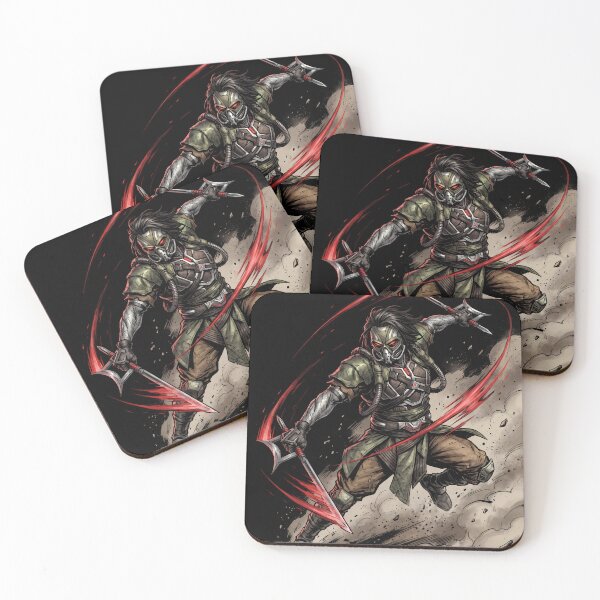 Artikelvorschau, Kabal Mortal Kombat Kämpfer Grafik-T-Shirt entworfen und verkauft von Senpaiwaves.