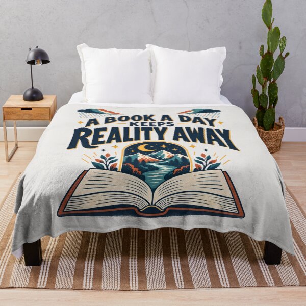Item preview, A Book A Day Keeps Reality Away designed and sold by MagicTheDog.