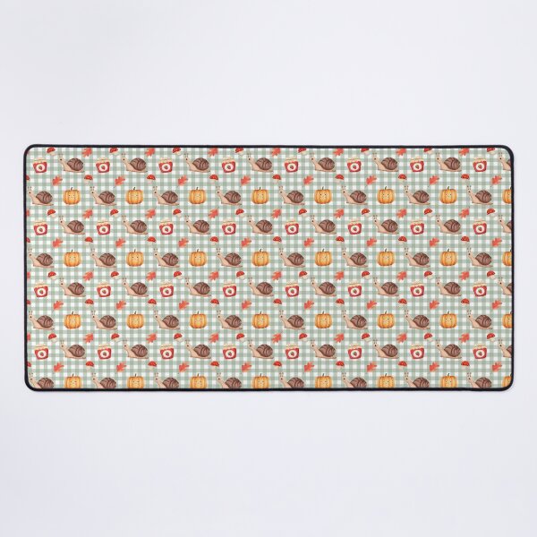 Item preview, Cute Autumn Snail Pattern with Mushrooms, Leaves, Jam and Pumpkins designed and sold by MadamPaperHazel.