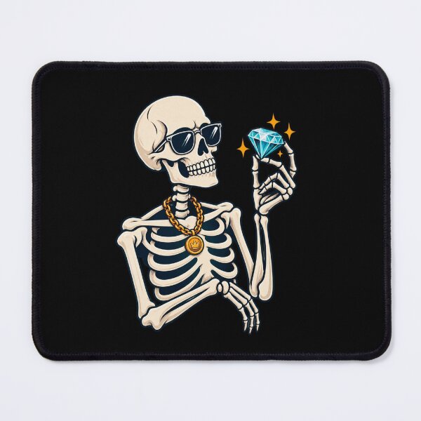 Item preview, skeleton martini cocktail lover illustrated retro design designed and sold by DariaOltes.
