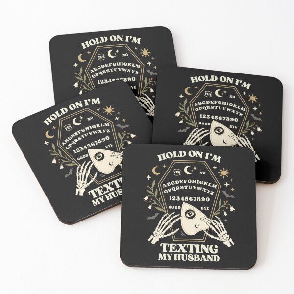 Item preview, Hold On I’m Texting My Husband Spirit Board designed and sold by FreshVibe Prints.
