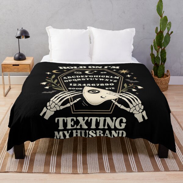 Item preview, Hold On I’m Texting My Husband Spirit Board designed and sold by FreshVibe Prints.