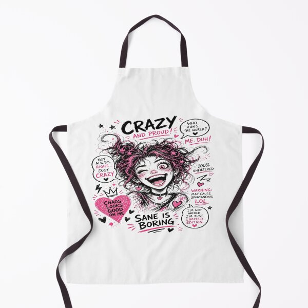 Item preview, Crazy and Proud - Chaos Looks Good On Me Alt Aesthetic T-Shirt designed and sold by Sushikidsntoddlers.