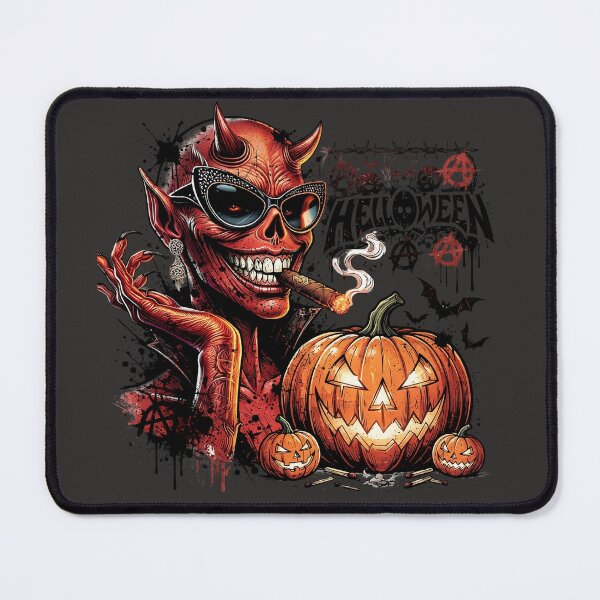 Item preview, Halloween She Devil Cigar Pumpkin Glasses designed and sold by Voodoo Store Paranormal Collections.