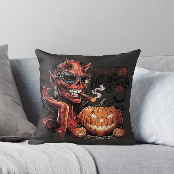 Item preview, Halloween She Devil Cigar Pumpkin Glasses designed and sold by Voodoo Store Paranormal Collections.