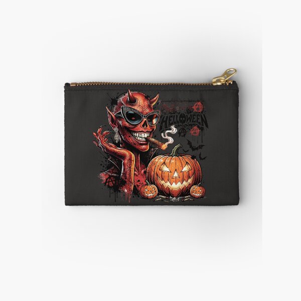 Item preview, Halloween She Devil Cigar Pumpkin Glasses designed and sold by Voodoo Store Paranormal Collections.