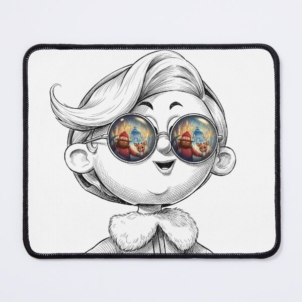 Item preview, Hermey the Elf Dentist Sunglasses Reflection designed and sold by Bad-Decisions-Designs.