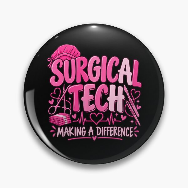 Item preview, Surgical Tech Making A Difference Pink Scrub Cap Surgical Technologist designed and sold by Creative Spark.