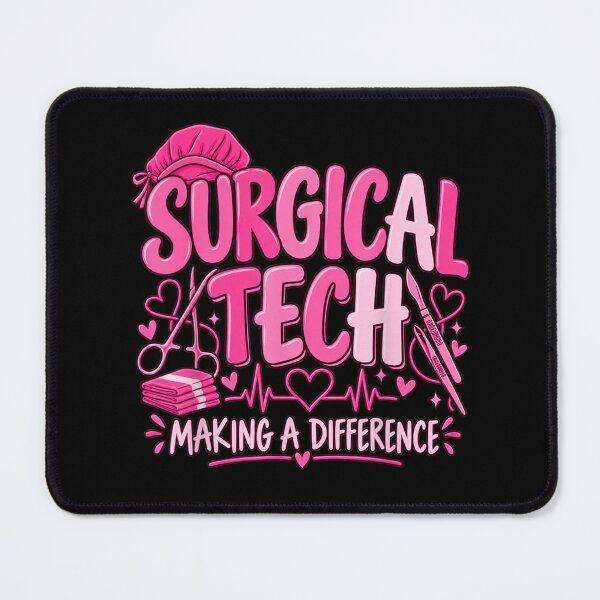 Item preview, Surgical Tech Making A Difference Pink Scrub Cap Surgical Technologist designed and sold by Creative Spark.