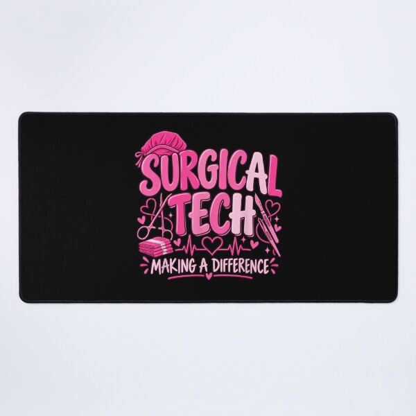 Item preview, Surgical Tech Making A Difference Pink Scrub Cap Surgical Technologist designed and sold by Creative Spark.
