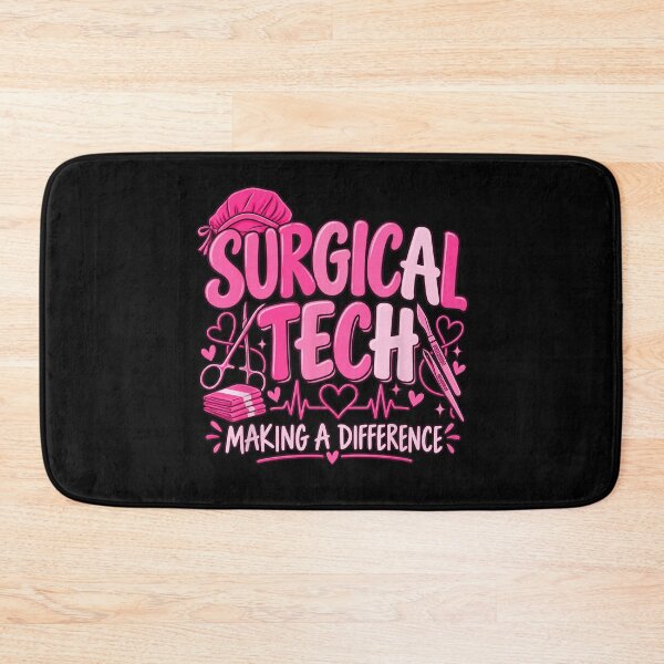 Item preview, Surgical Tech Making A Difference Pink Scrub Cap Surgical Technologist designed and sold by Creative Spark.