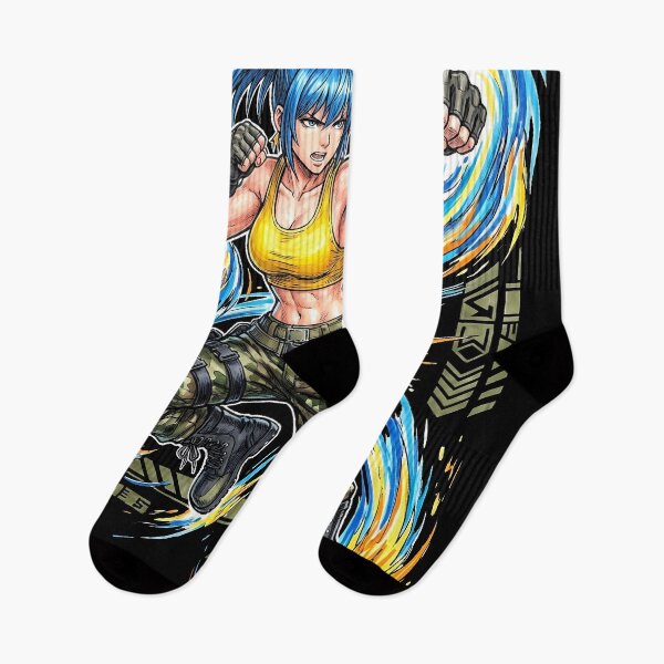 Item preview, Leona Heidern The King of Fighters Fighting Game Graphic Tee designed and sold by Senpaiwaves.