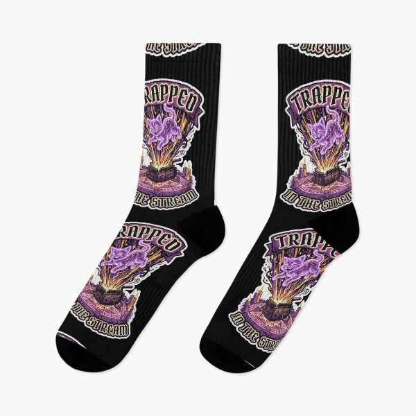 Item preview, Ghost Cat Trapped In Stream Graphic designed and sold by Flying Doggo.