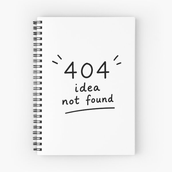 Item preview, 404 Idea Not Found Doodle designed and sold by Yael Weiss.