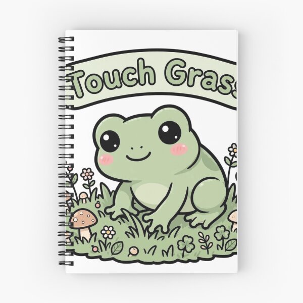 Item preview, Touch Grass Frog designed and sold by DkSpirit.