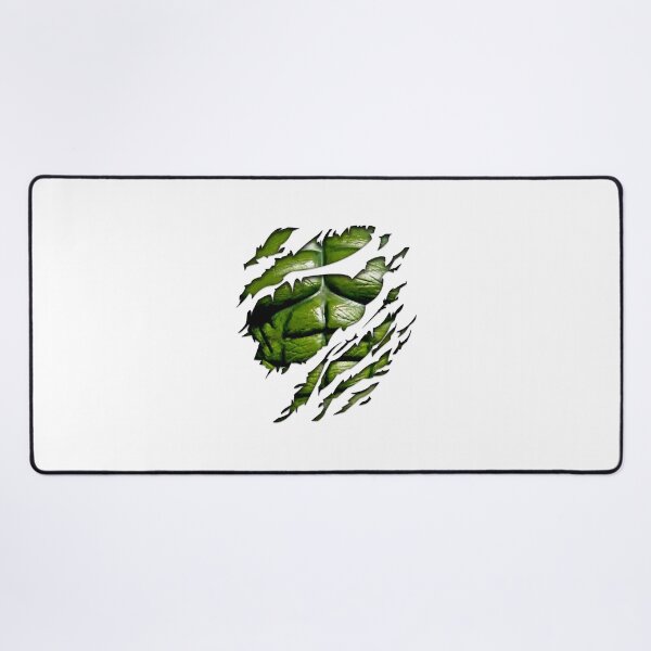 Item preview, Green Muscular Chest Design with Purple Ripped Torn Effect designed and sold by wordonmyapparel.