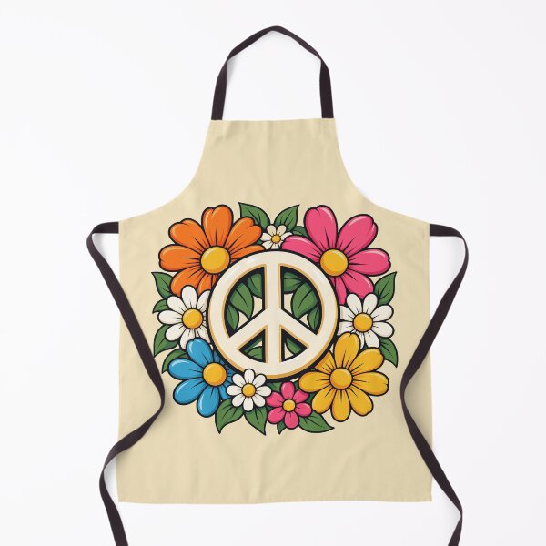 Item preview, Colorful Retro Flower Power Peace Symbol designed and sold by Infinitee8hirts.