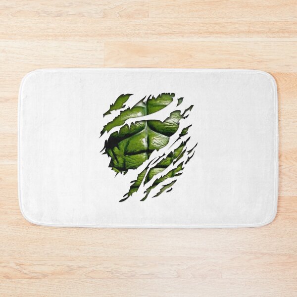 Item preview, Green Muscular Chest Design with Purple Ripped Torn Effect designed and sold by wordonmyapparel.