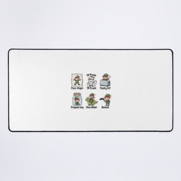 Item preview, Mischievous Holiday Elf Pranks Sticker Pack - Funny Elf Accidents Set designed and sold by SimpleP.