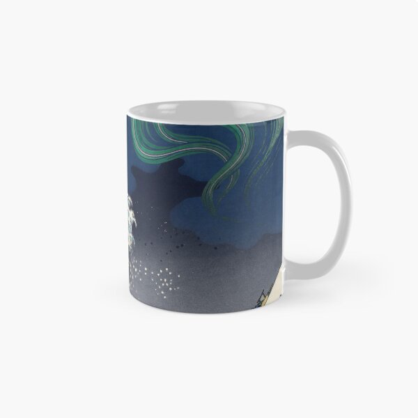 Item preview, Hokusai Great Wave Aurora — Kanagawa Night Sky Remix designed and sold by rapplatt.