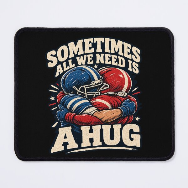 Item preview, Sometimes All We Need Is a Hug, Sports Humor. designed and sold by Endless7Art.