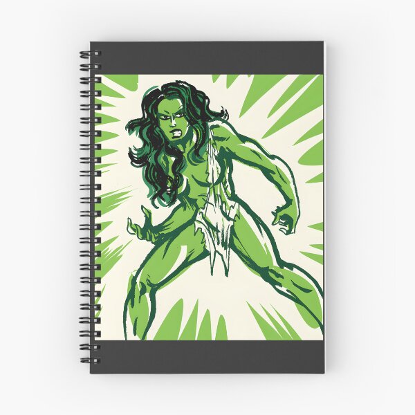 Item preview, Powerful Green Superhero Female Character Illustration designed and sold by wordonmyapparel.