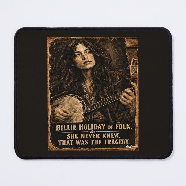 Item preview, The Banjo and the Ache — Karen Dalton Folk Blues Portrait designed and sold by Artisticanvas.