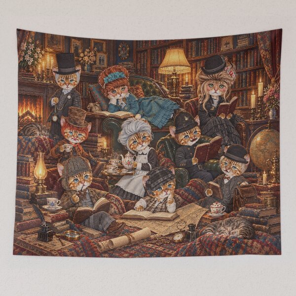 Item preview, DINKIE SHERLOCK PAWS & DR. CATSON  designed and sold by DINKIES BEYOND by Lycia Quintessa.