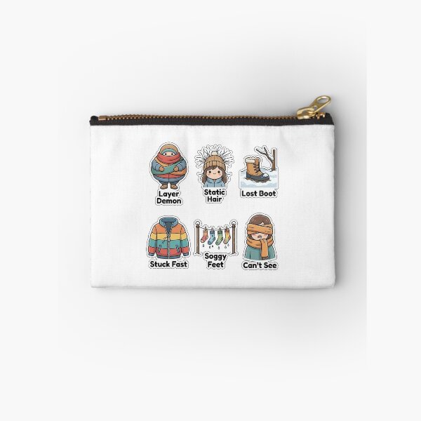 Item preview, Sarcastic Winter Fashion Mishaps Sticker Pack - Outfit Fails Collection designed and sold by SimpleP.