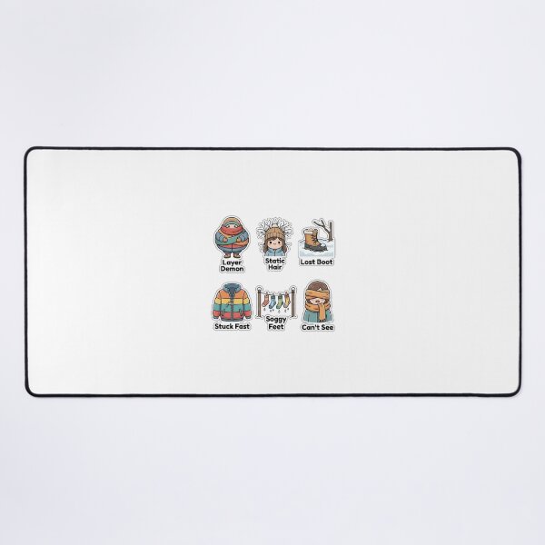 Item preview, Sarcastic Winter Fashion Mishaps Sticker Pack - Outfit Fails Collection designed and sold by SimpleP.