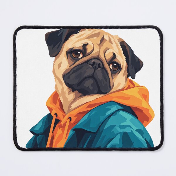Item preview, Cool Pug in Colorful Streetwear designed and sold by ArtikaCreative.