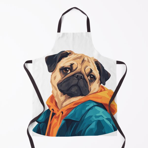 Item preview, Cool Pug in Colorful Streetwear designed and sold by ArtikaCreative.