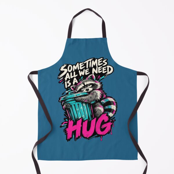 Item preview, Sometimes All We Need Is a Hug, Funny Raccoon. designed and sold by Endless7Art.