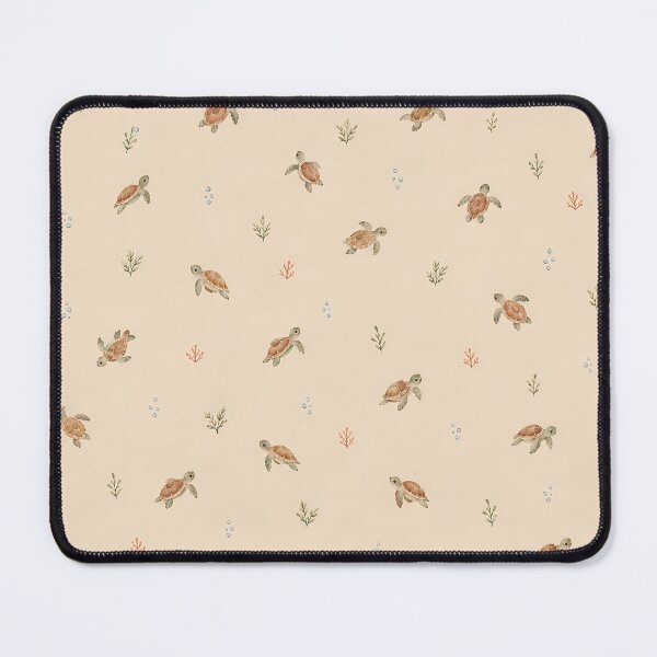 Item preview, Coastal Baby Sea Turtle Watercolour Pattern on Cream designed and sold by Jozefin's Studio.