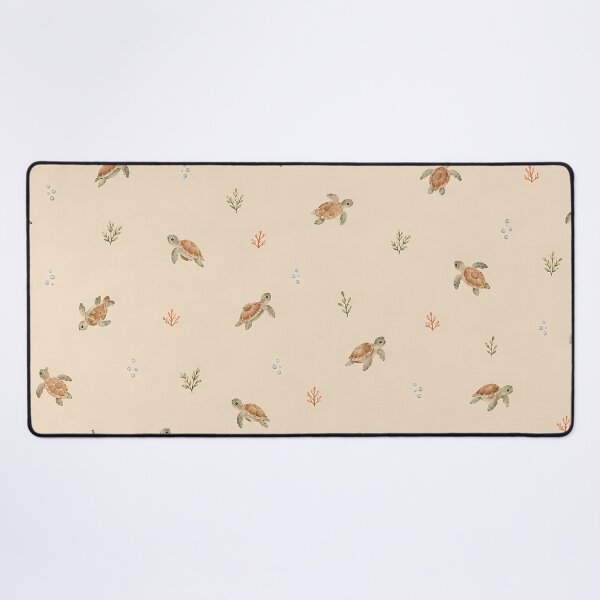 Item preview, Coastal Baby Sea Turtle Watercolour Pattern on Cream designed and sold by Jozefin's Studio.
